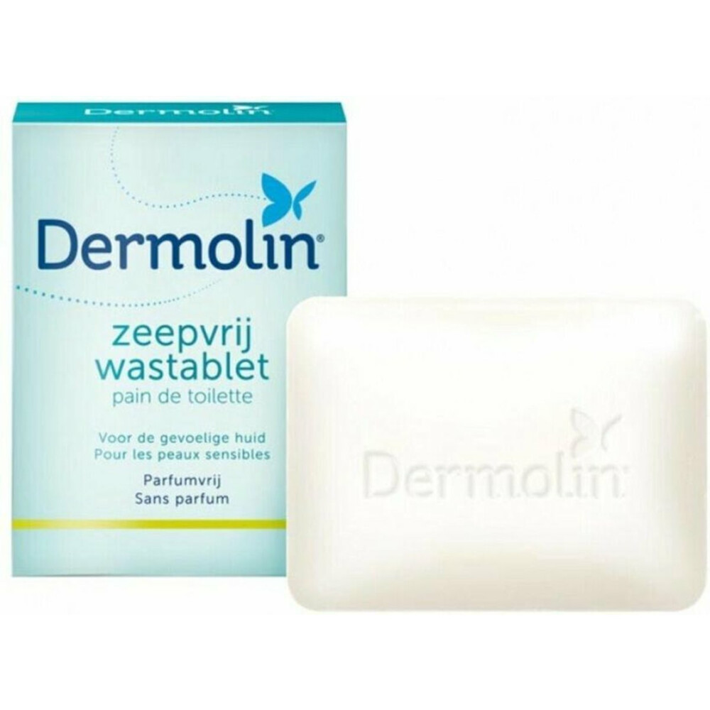 Dermolin Wastablet Zeepvrij 100 gr