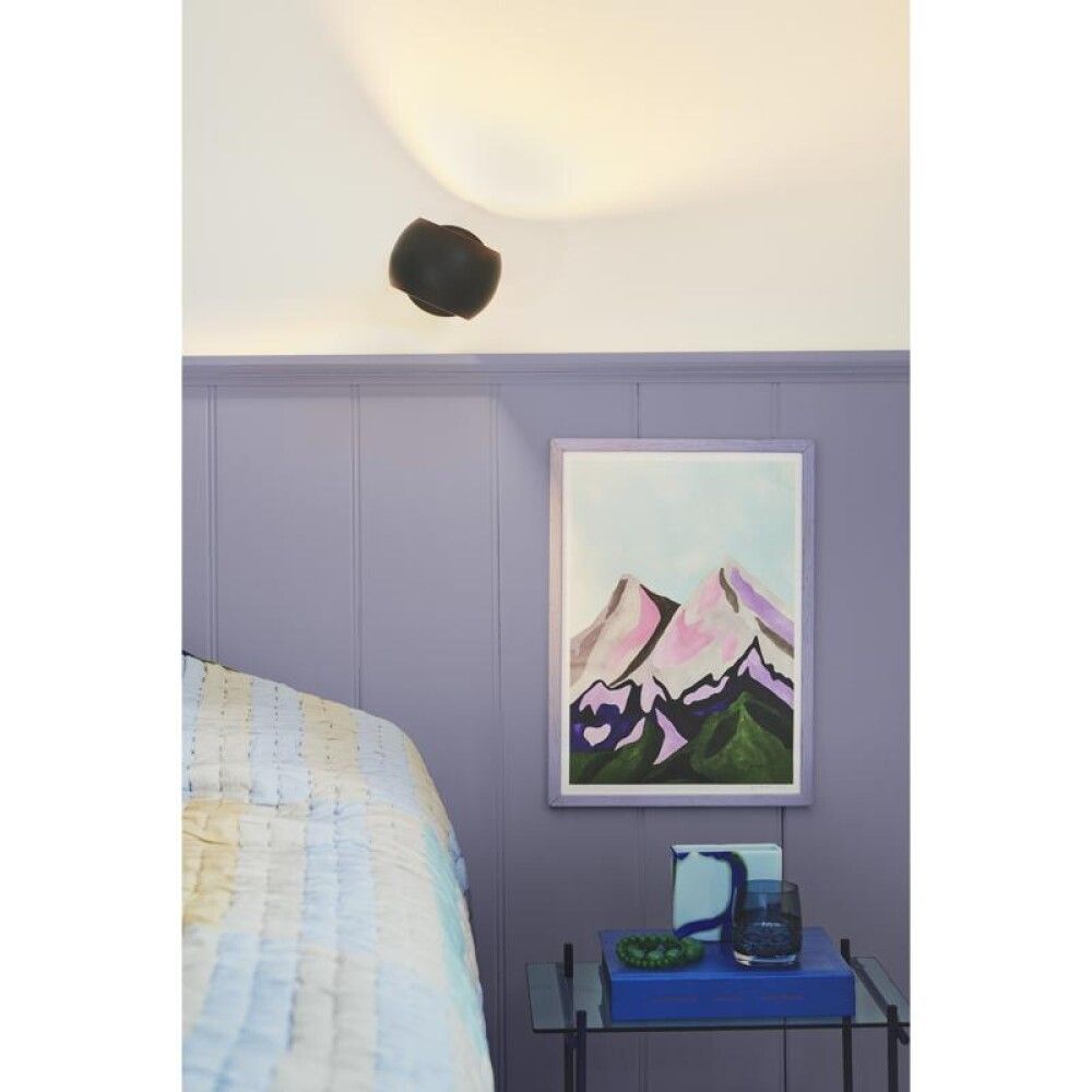 VEGGLAMPE NORDLUX BELIR Ø13X11CM G9 SVART