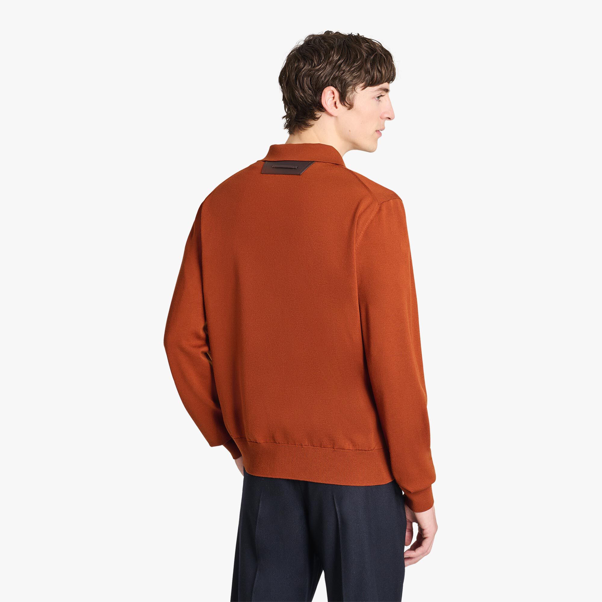 Polo Manches Longues Avec Detail Andy Bar