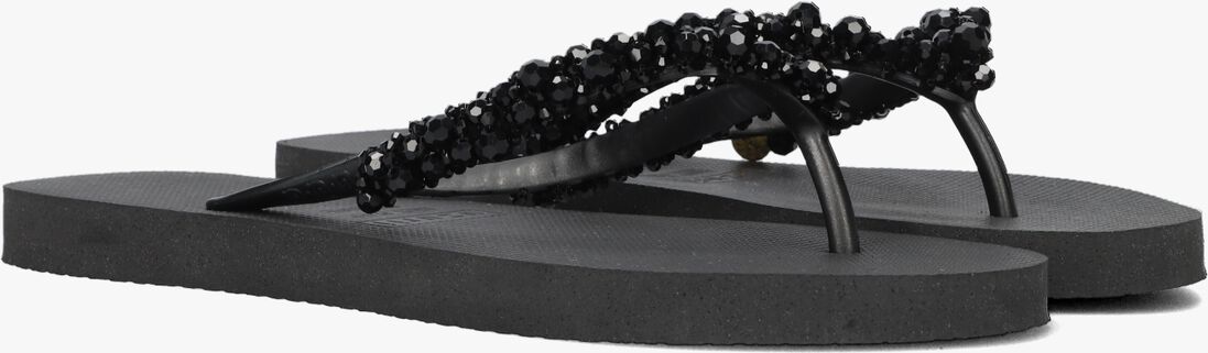 UZURII zwarte uzurii teenslippers lizzy