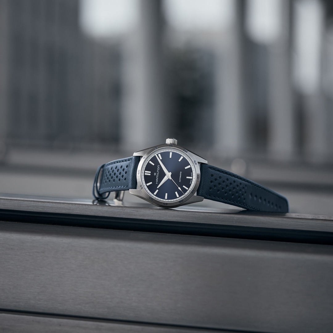 Hamilton Jazzmaster Performer Auto Blau 38mm