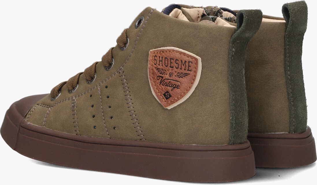 SHOESME groene shoesme hoge sneaker sh23w036