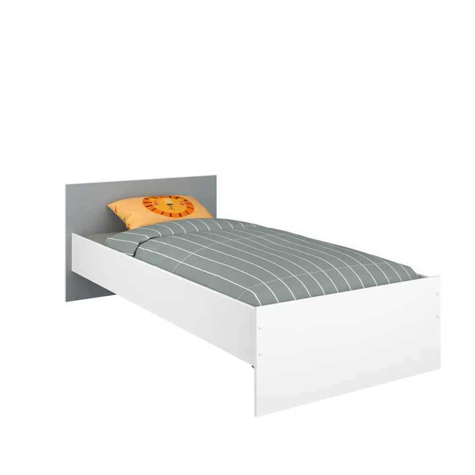 Bed Bobby - wit - 90x200 cm