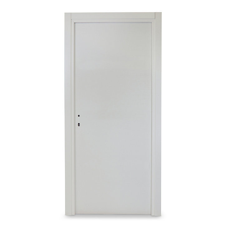 Bloc-porte Summa blanchi H.204 x l.83 cm, poussant droit