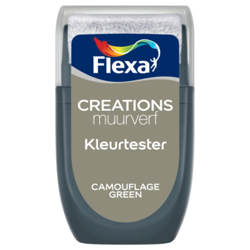 Flexa Creations muurverf Kleurtester Camouflage Green 30ml