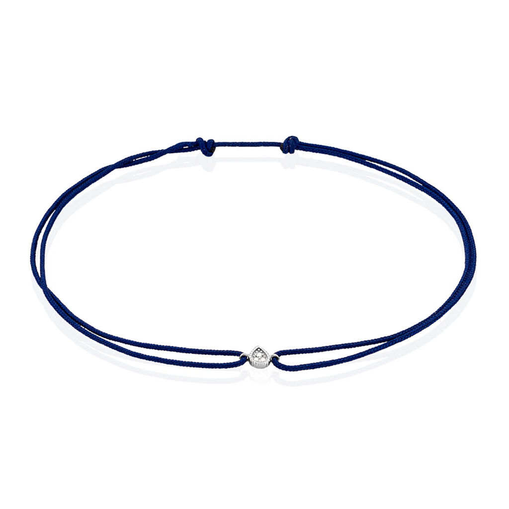 Bracelet Mon 1er Diamant Or Blanc Diamant