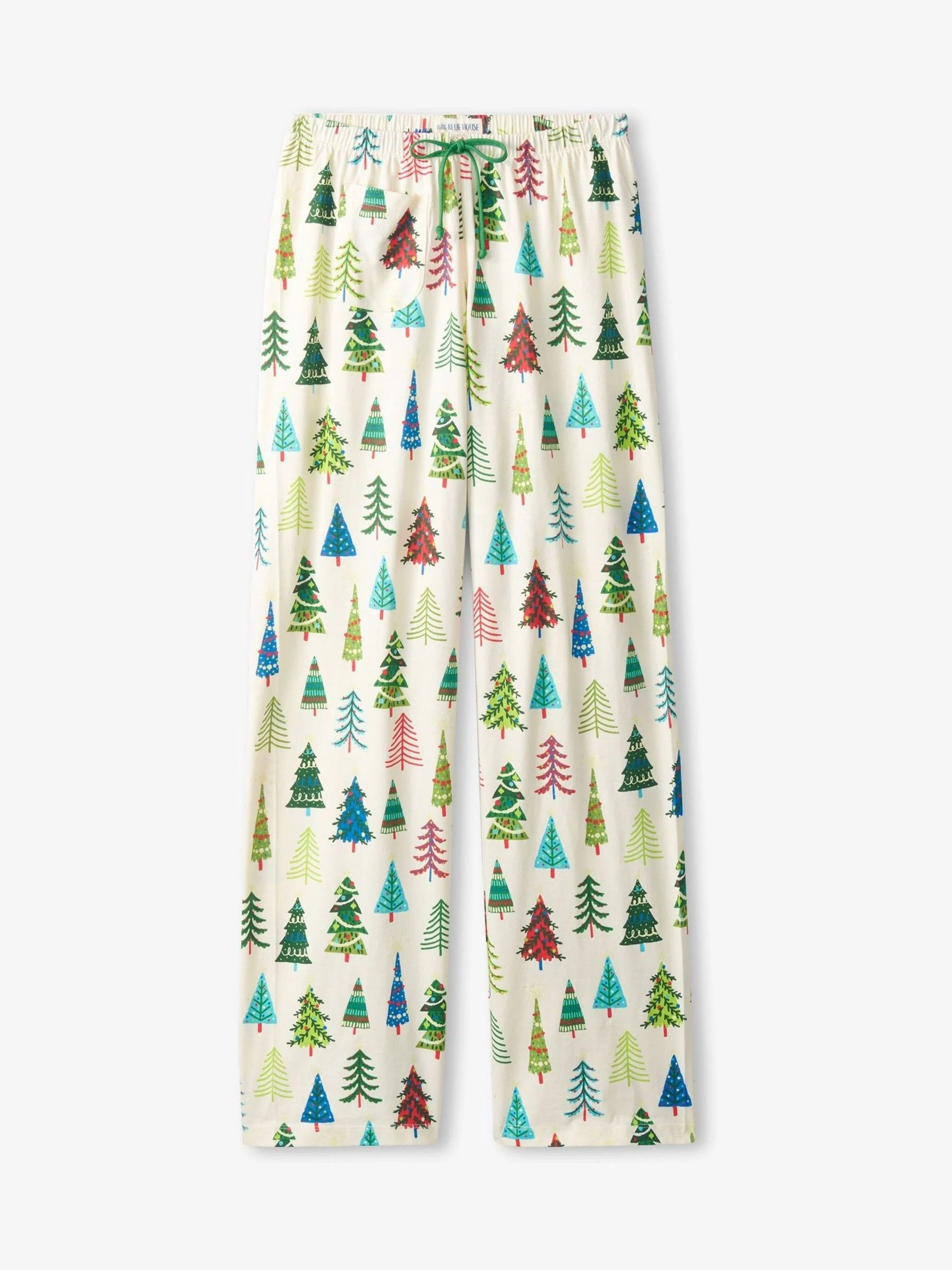 Hatley Natural Christmas Tree Pyjama Bottoms