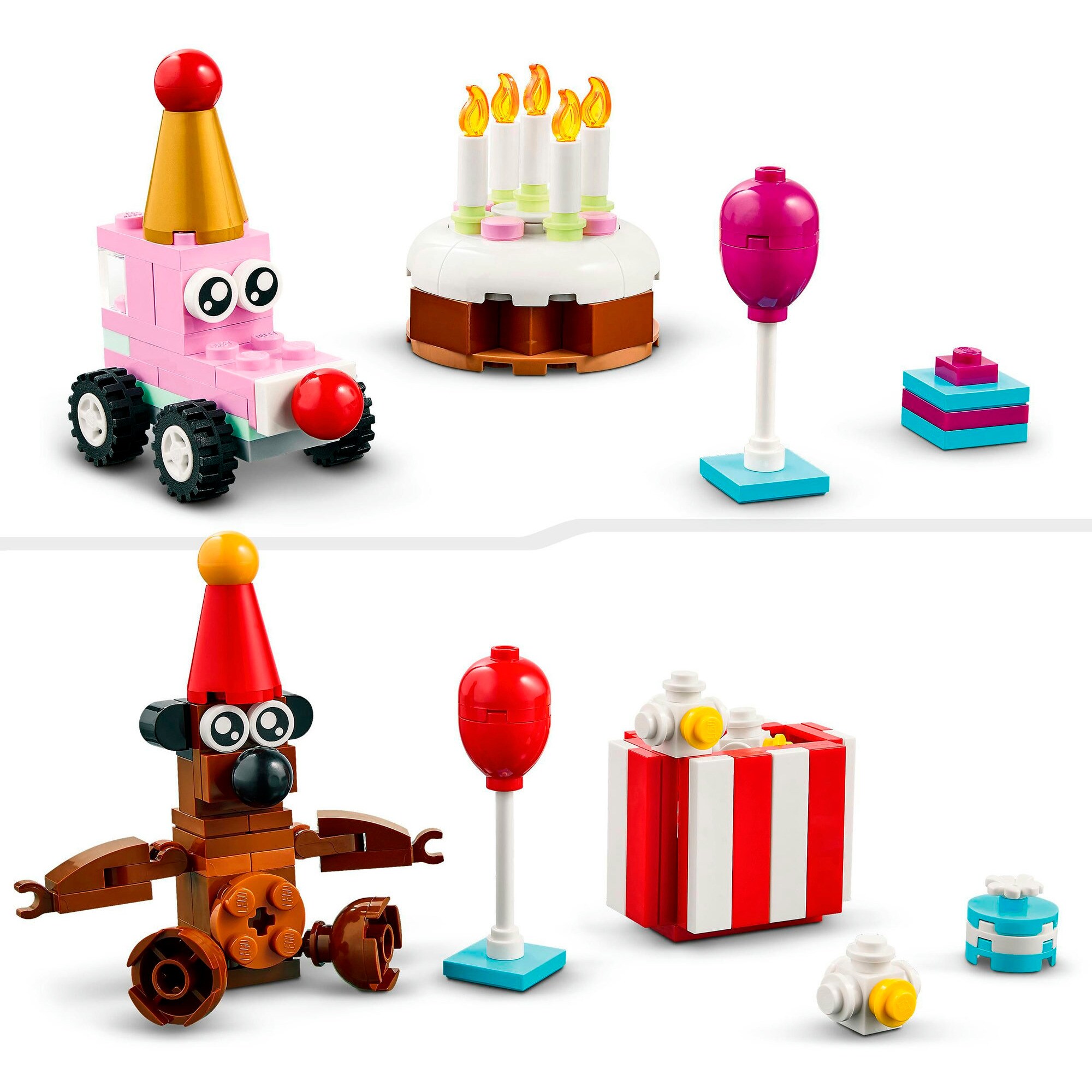 LEGO Konstruktionsspielzeug Classic Party Kreativ-Bauset
