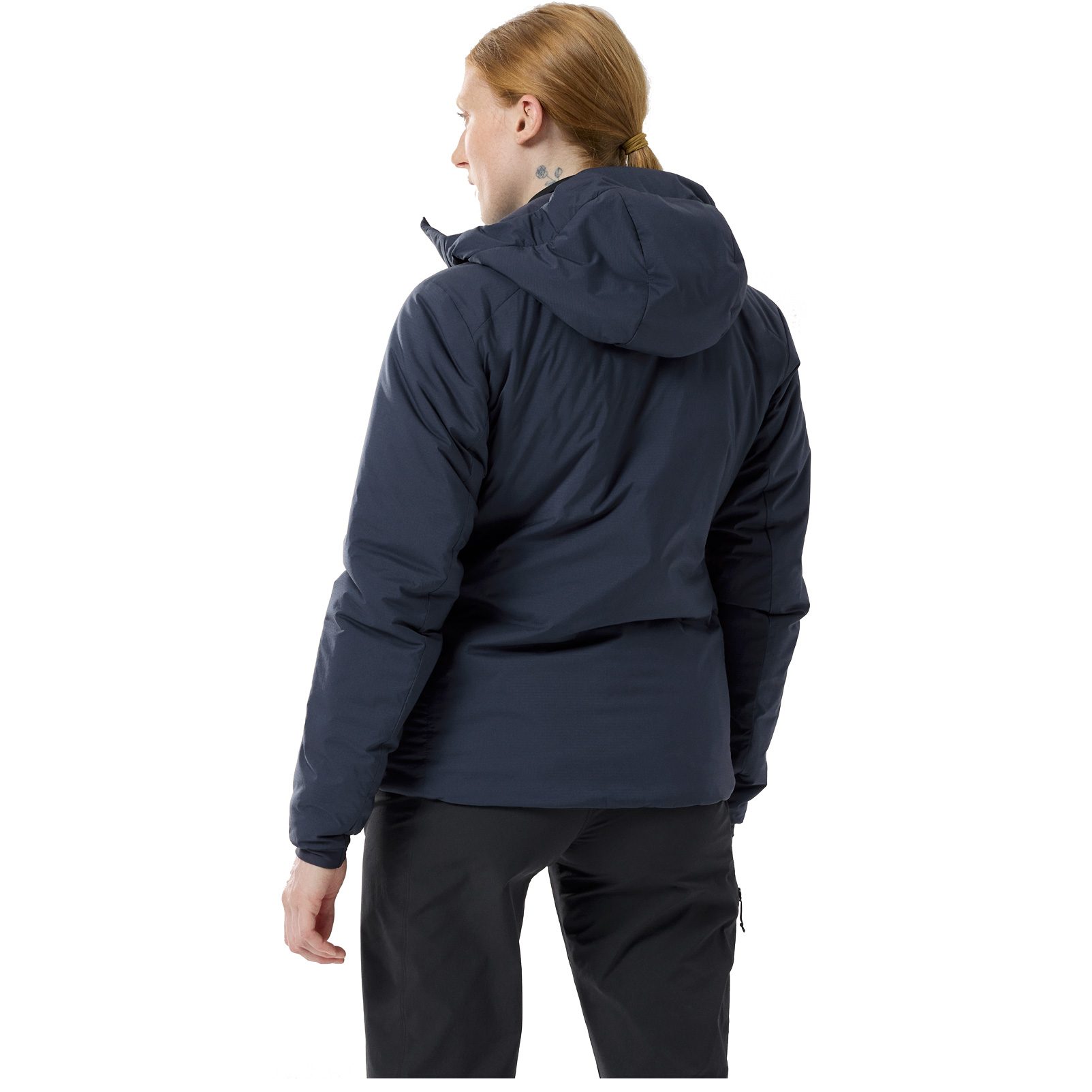 Arc'teryx Atom Heavyweight Hoody Isolationsjacke Damen black sapphire
