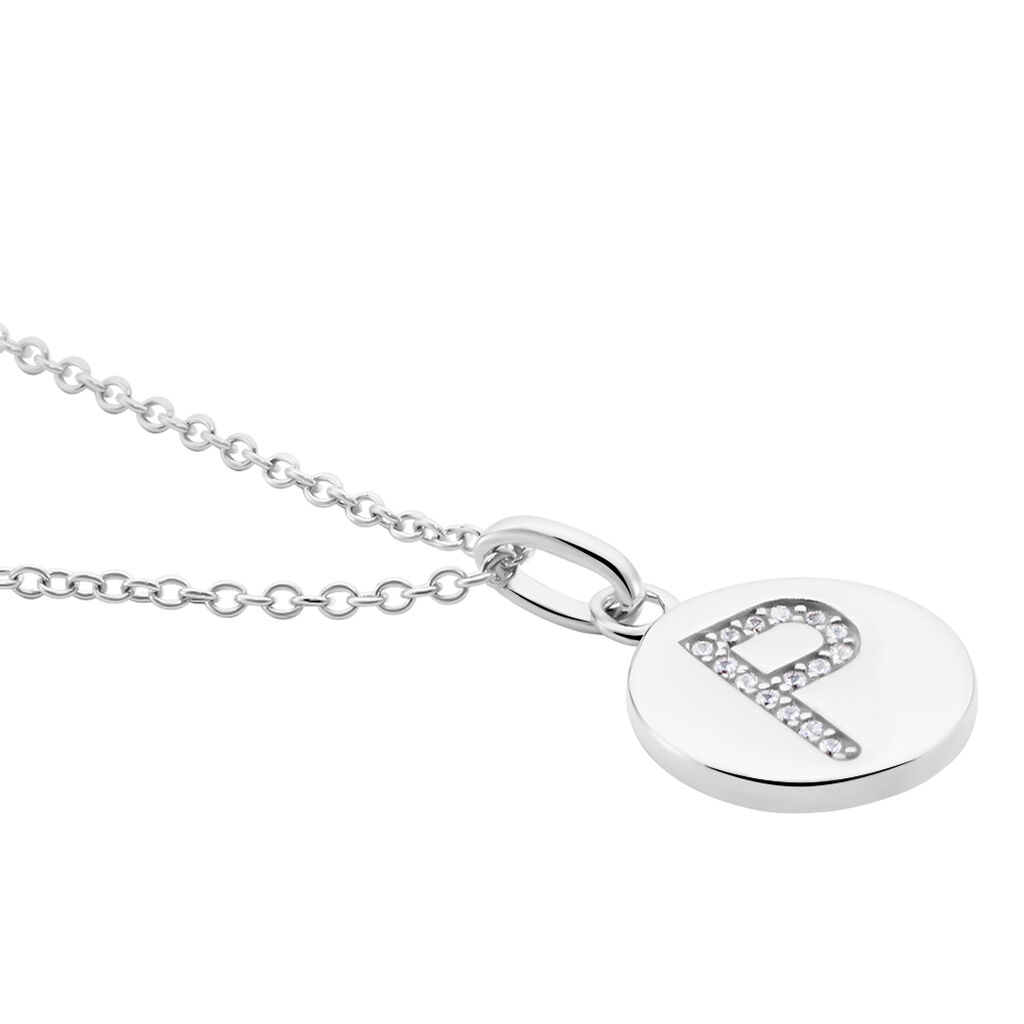Collier Argent Eugenien Oxydes De Zirconium