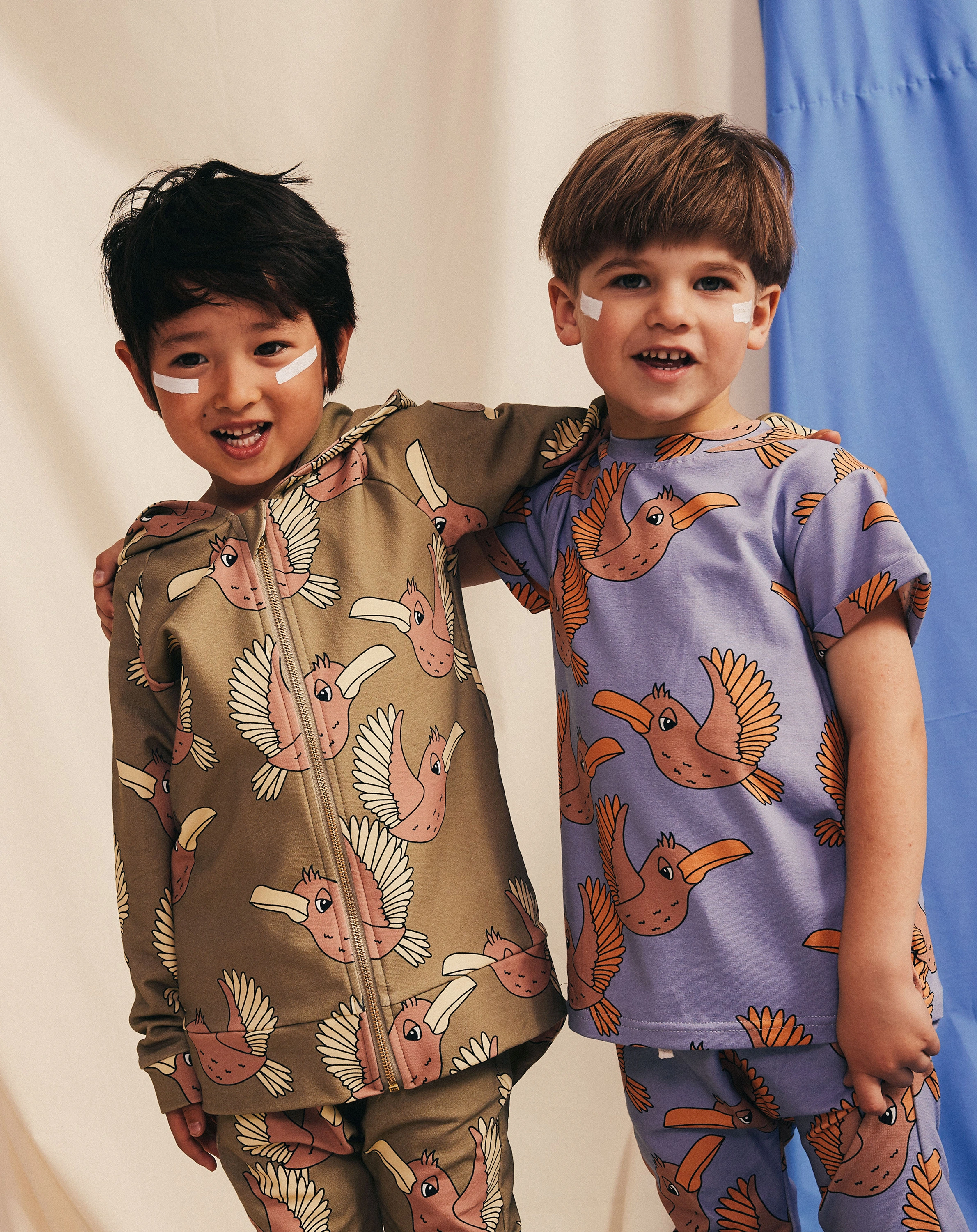 T-Shirt BIRDIE in blue