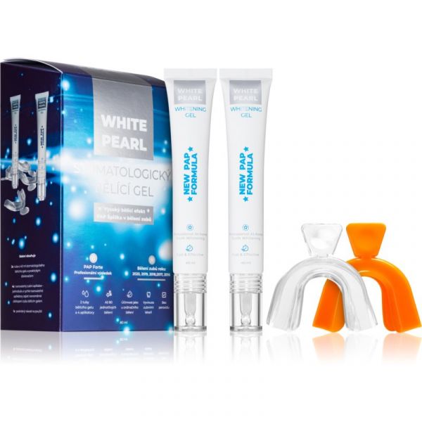 White Pearl System Pap Whitening Gel Branqueador 2x40 ml