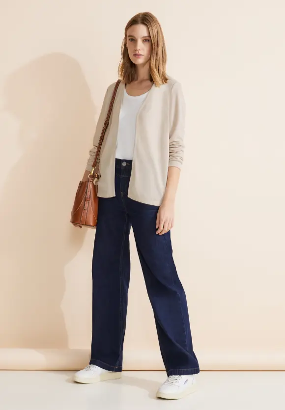 Sommer Strickjacke - smooth sand beige