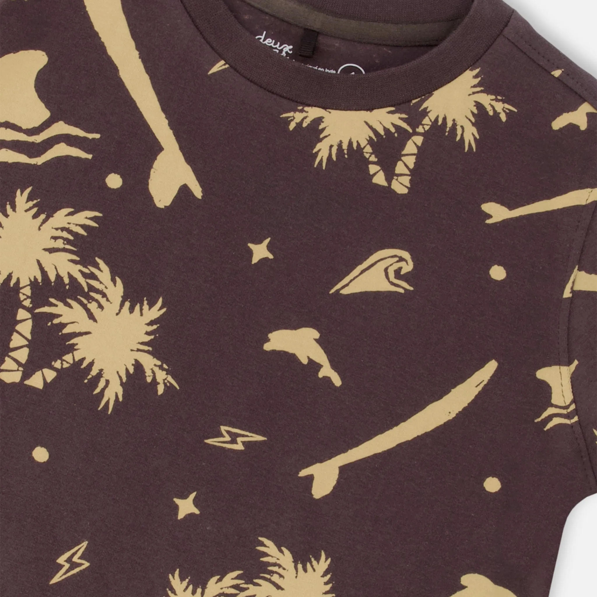 Deux par Deux T-shirt Imprimé Palmiers BOYS 3-6ans