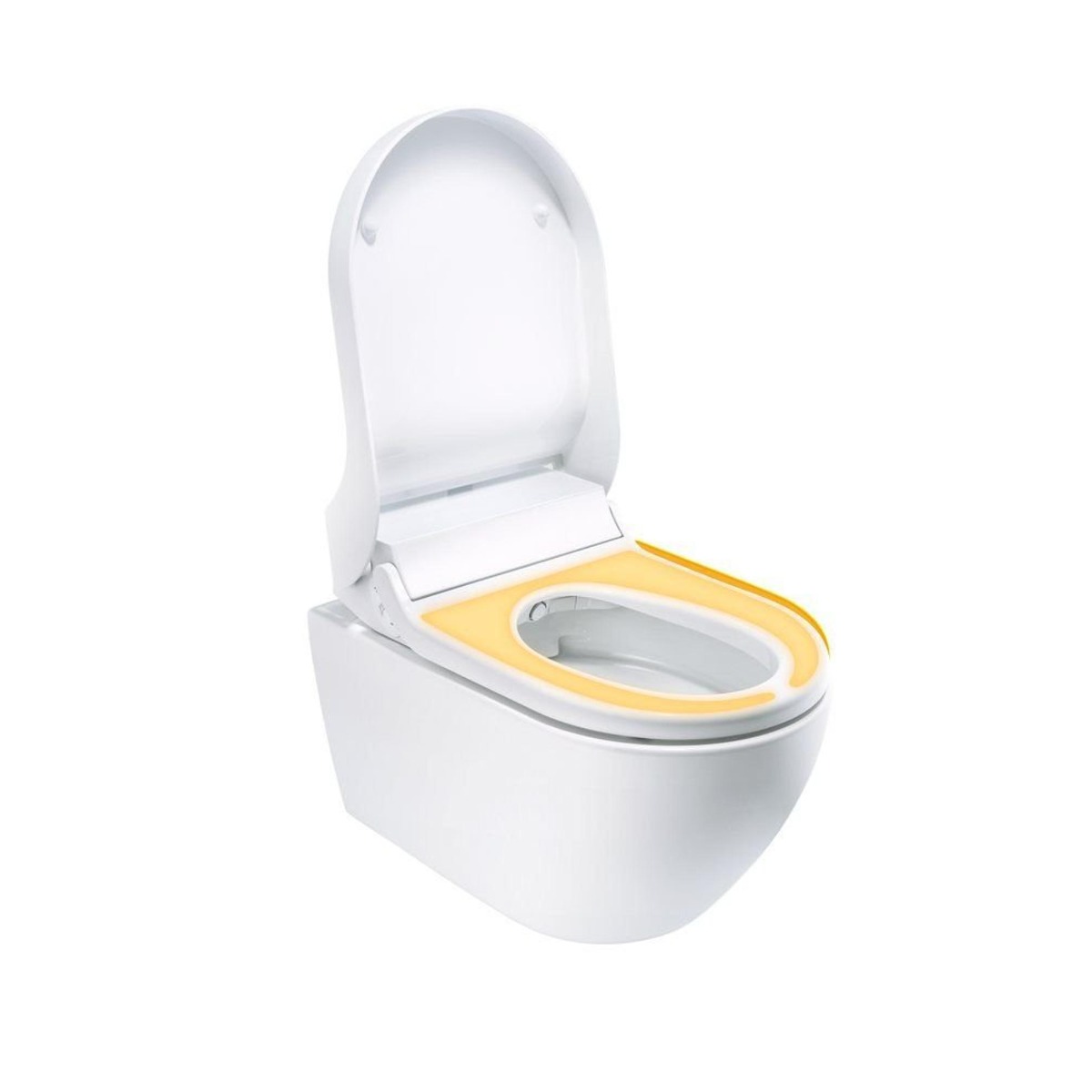 Geberit AquaClean Tuma Comfort douche wc met witte deksel en Rimfree toilet