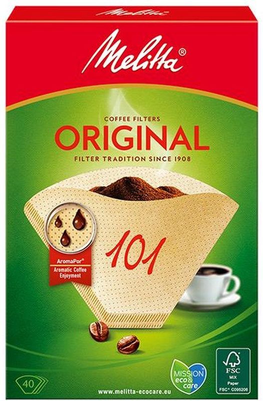 Melitta - Filterzakken - Natuurbruin - 40 Stuks