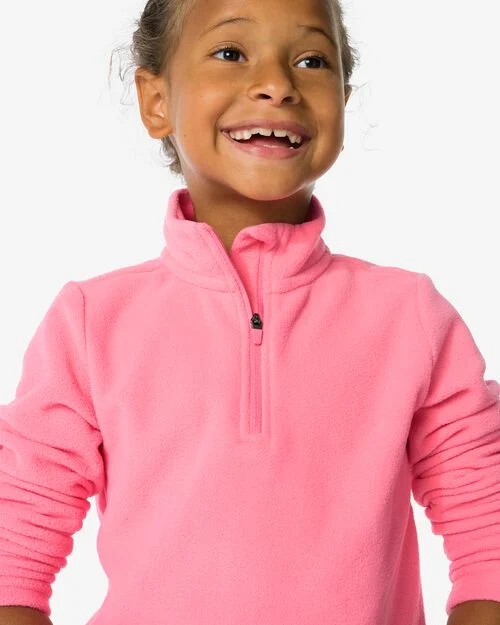 ski pully pour enfant rose pâle