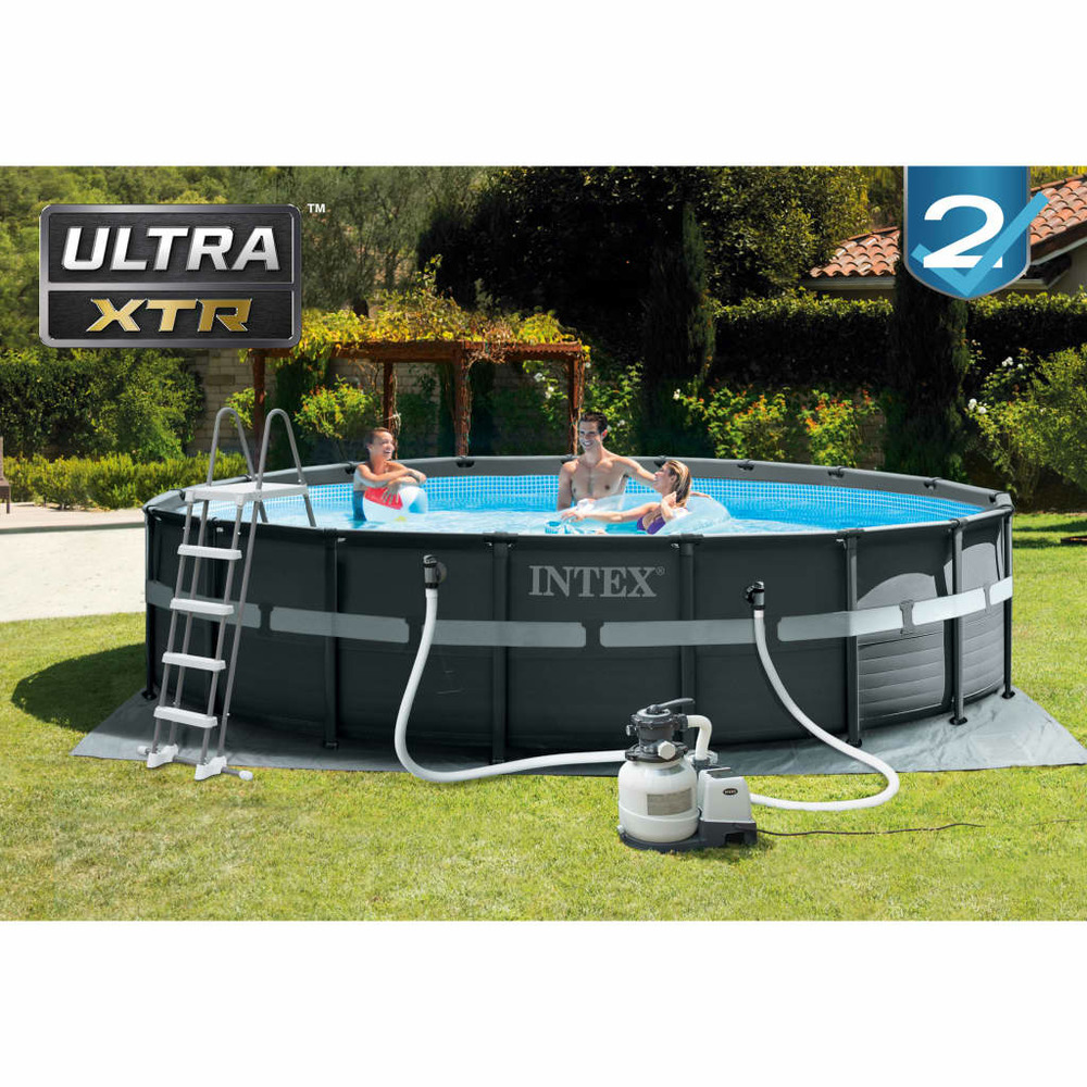 Piscine à cadre avec pompe à sable ultra xtr 549x132 cm