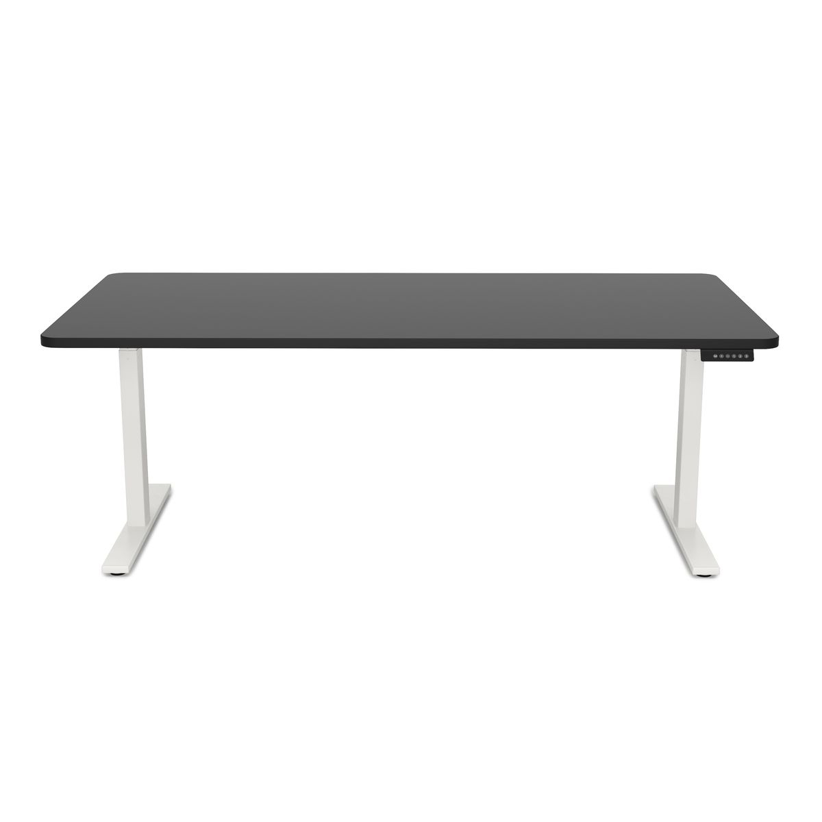 Stehpult elektrisch PREMIUM schwarz/weiss 180 x 90 cm