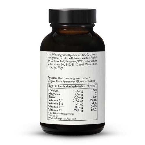 Sunday Natural Products  Bio Weizengras Saftpulver