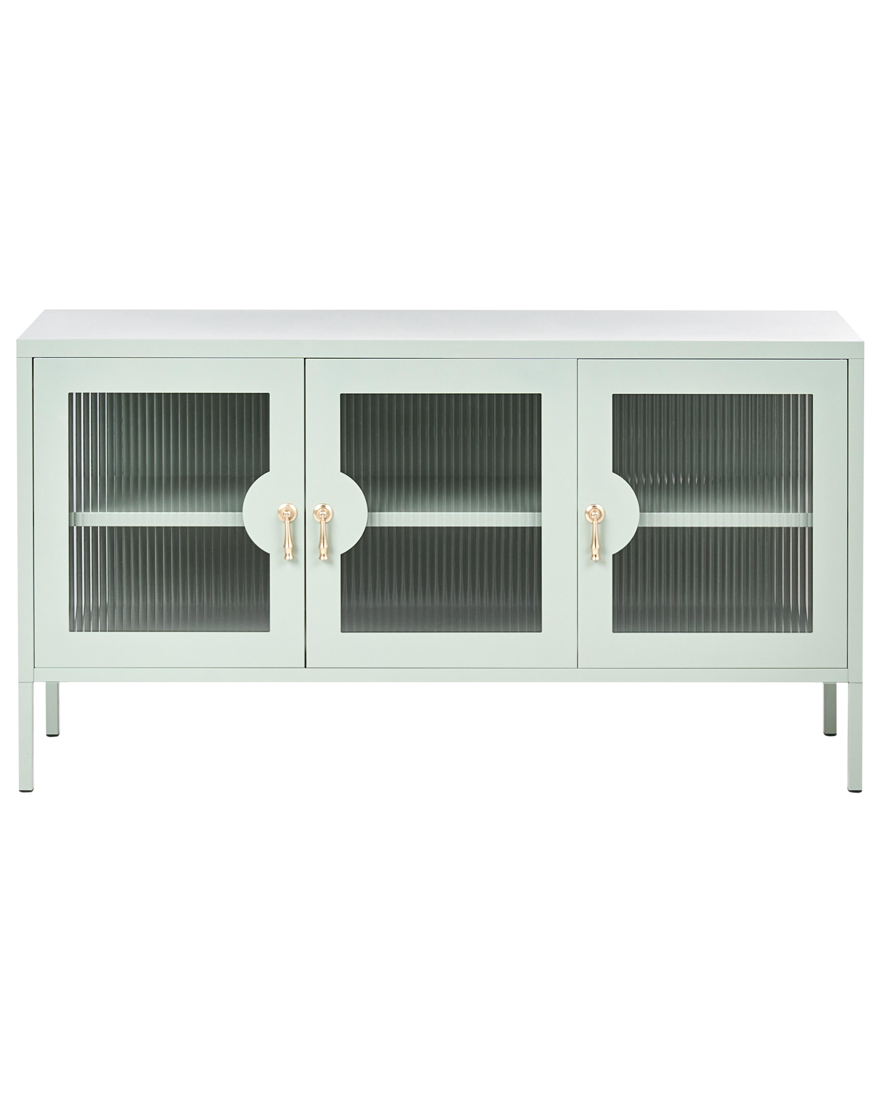 Dressoir met 3 deuren GLEORA Metaal Mintgroen