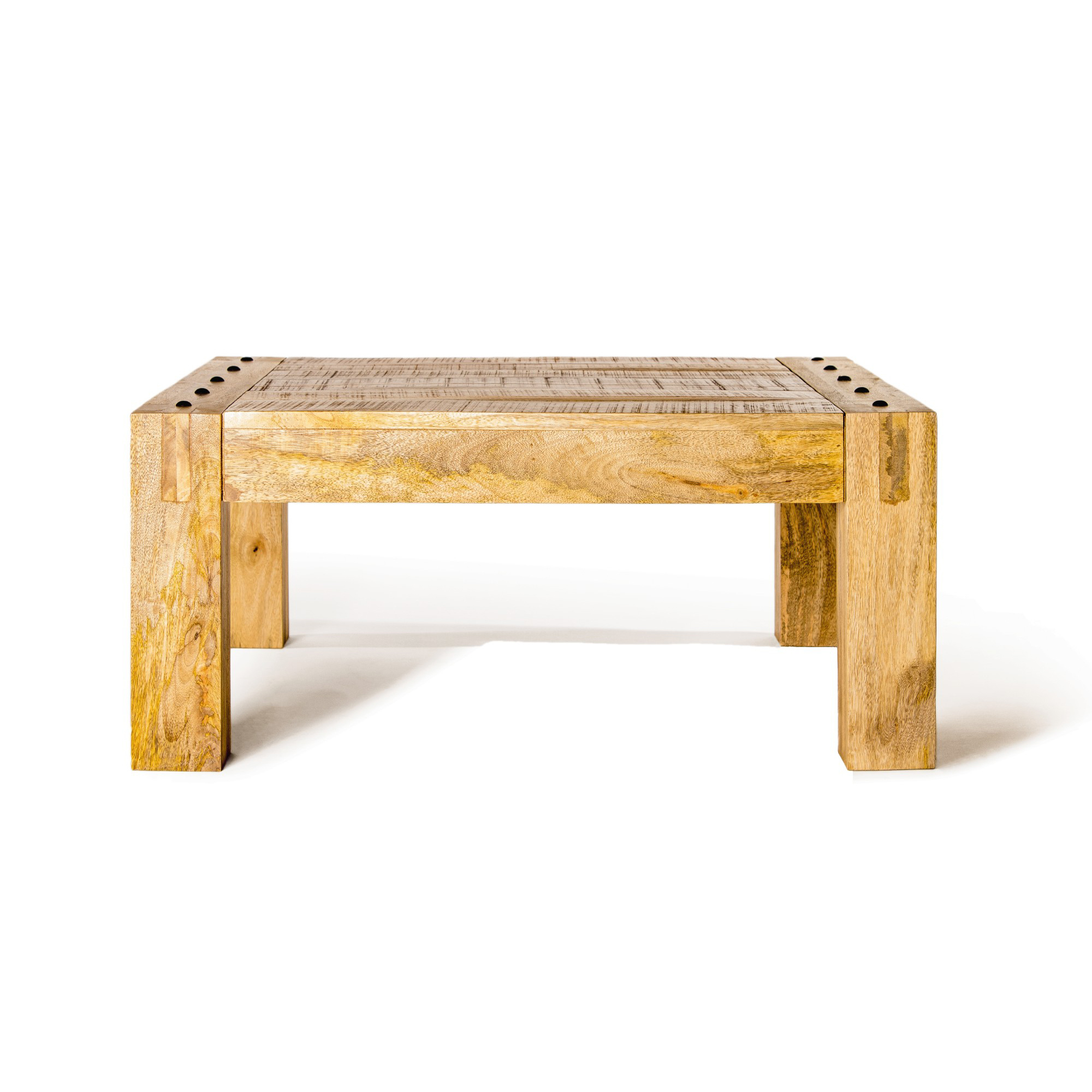 Couchtisch 'Mansfield', natur, L 90 cm, B 90 cm, H 40 cm von fischer's lagerhaus
