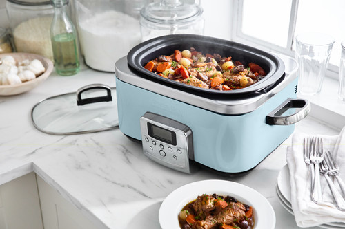 GreenPan Elite Slowcooker Blue Haze 6 Liter