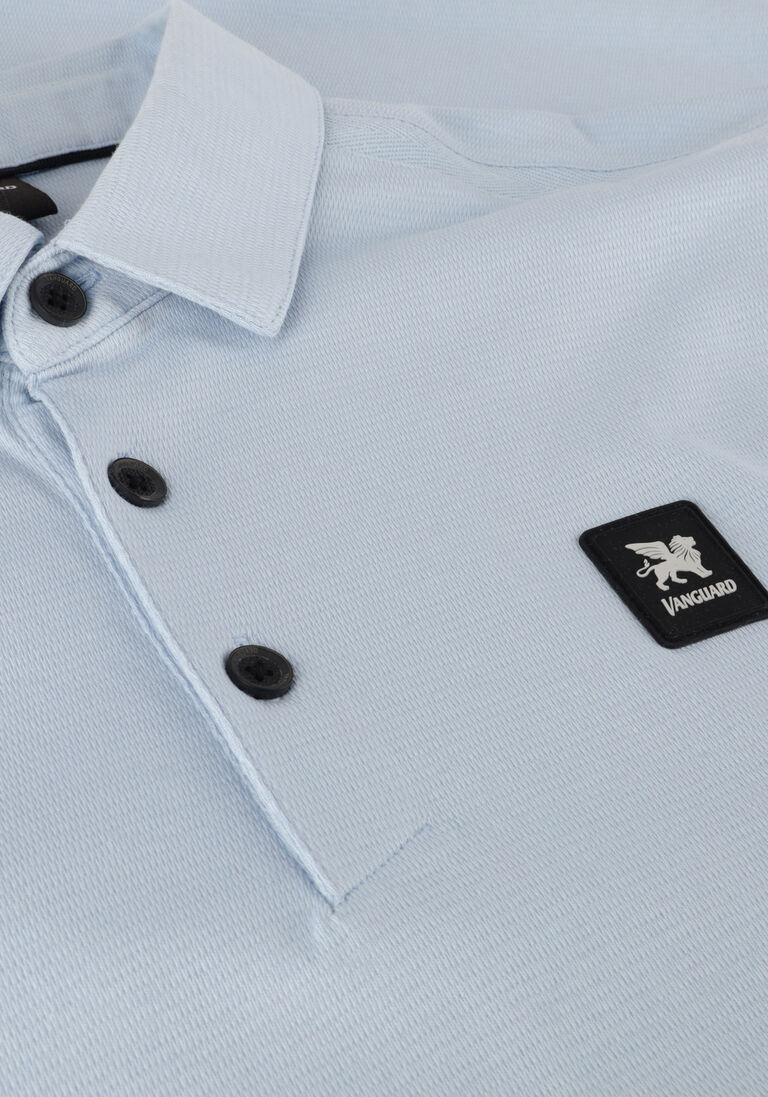 VANGUARD blauwe vanguard polo short sleeve polo raschel interlock