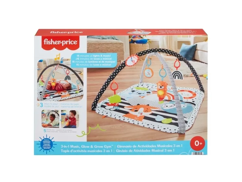 Fisher Price 3-in-1 Music Glow & Grow Gym