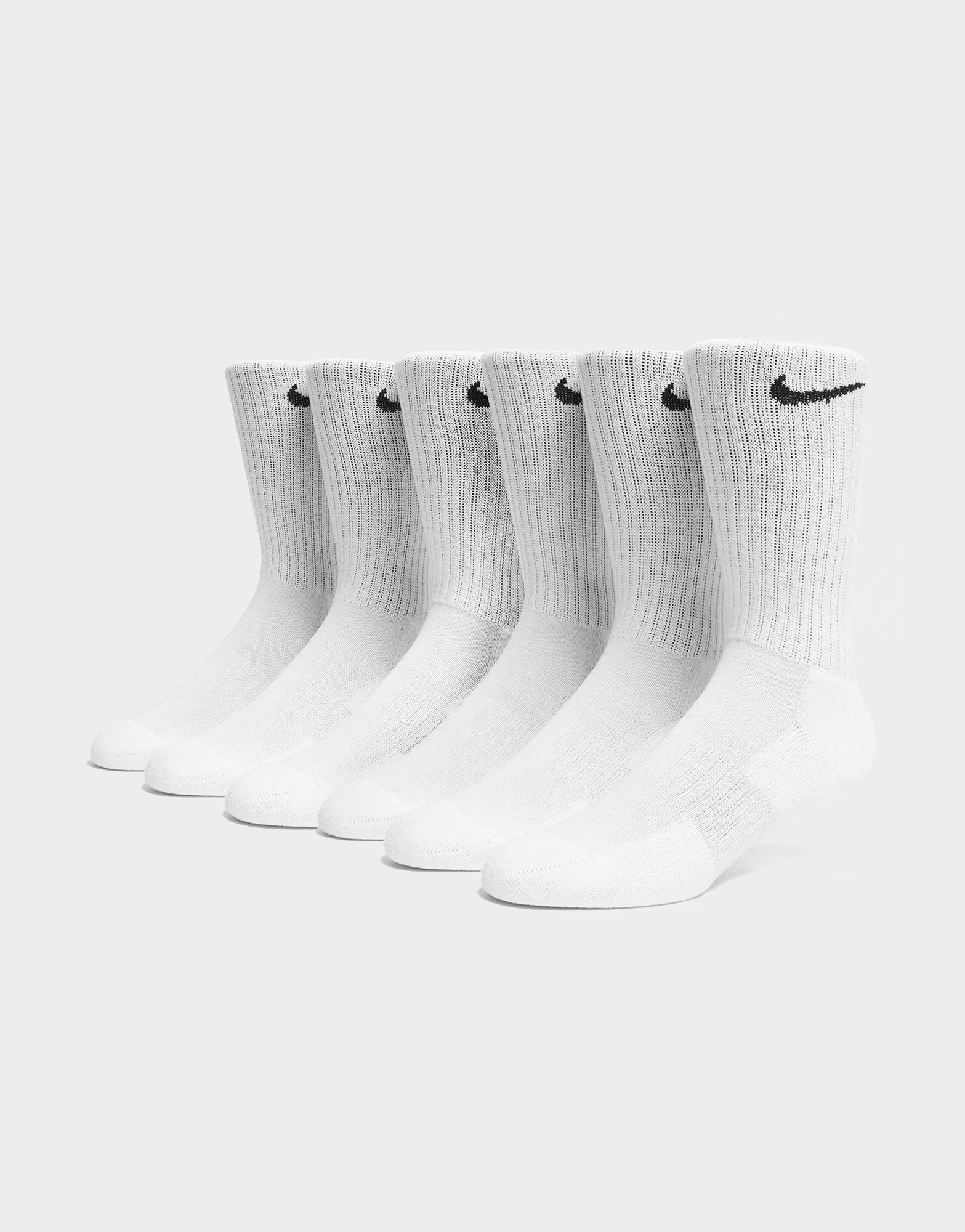 Nike 6 Paires de Chaussettes Rembourrées Crew