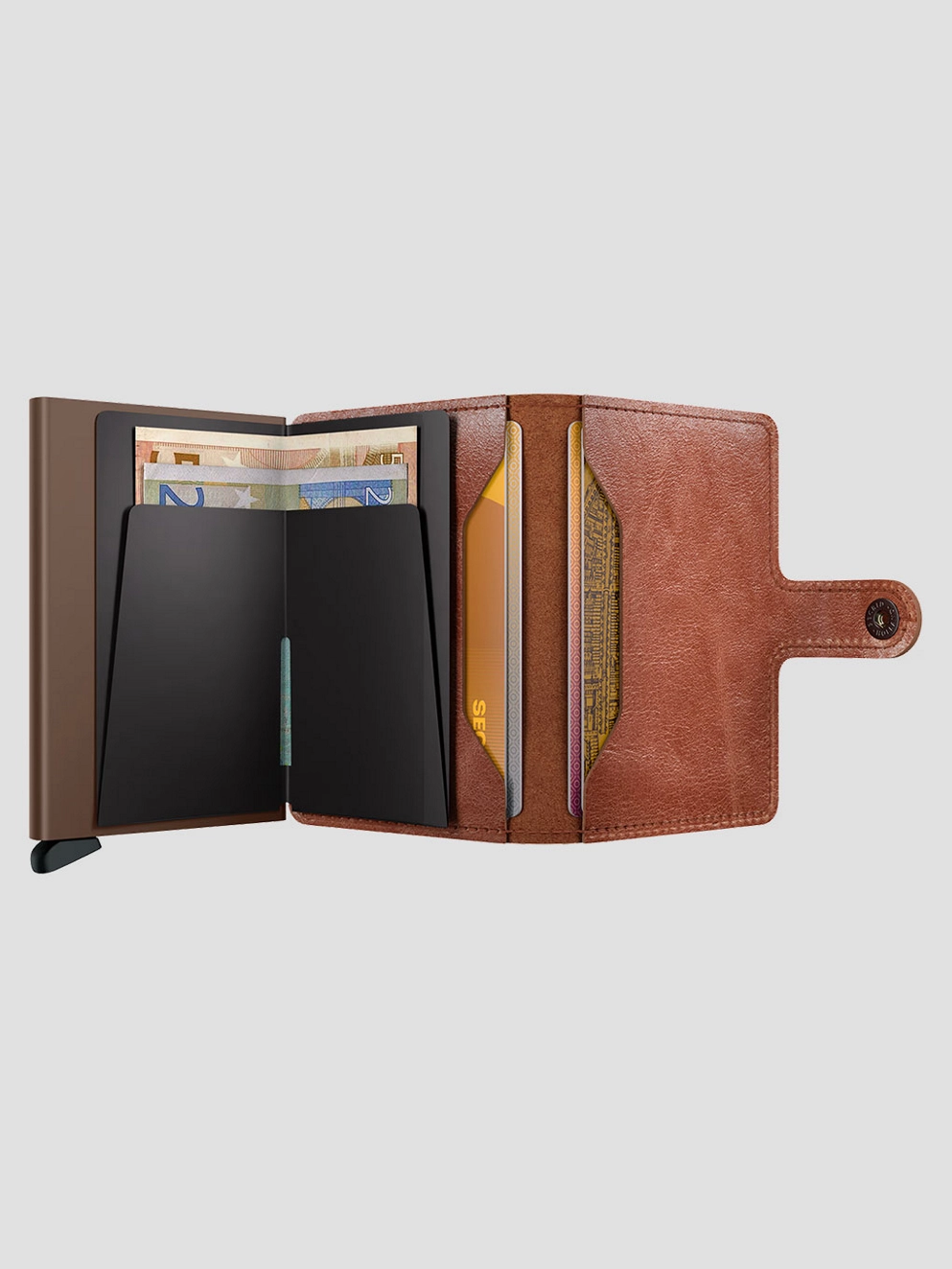 Secrid Mini Vintage Wallet cognac/brown