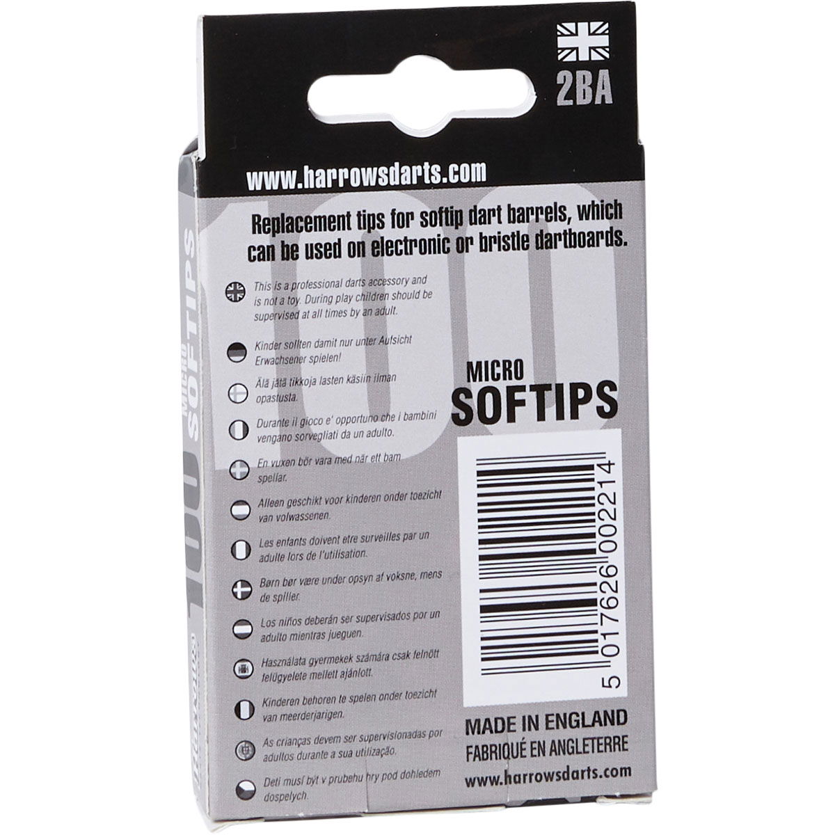 Harrows 100-Pak Micro Softips