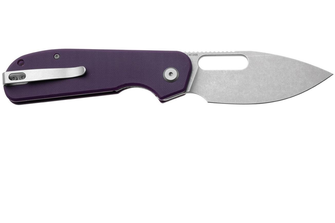 Eutektik EFD EFD-PSW-R Stonewashed 14C28N, Purple G10, zakmes