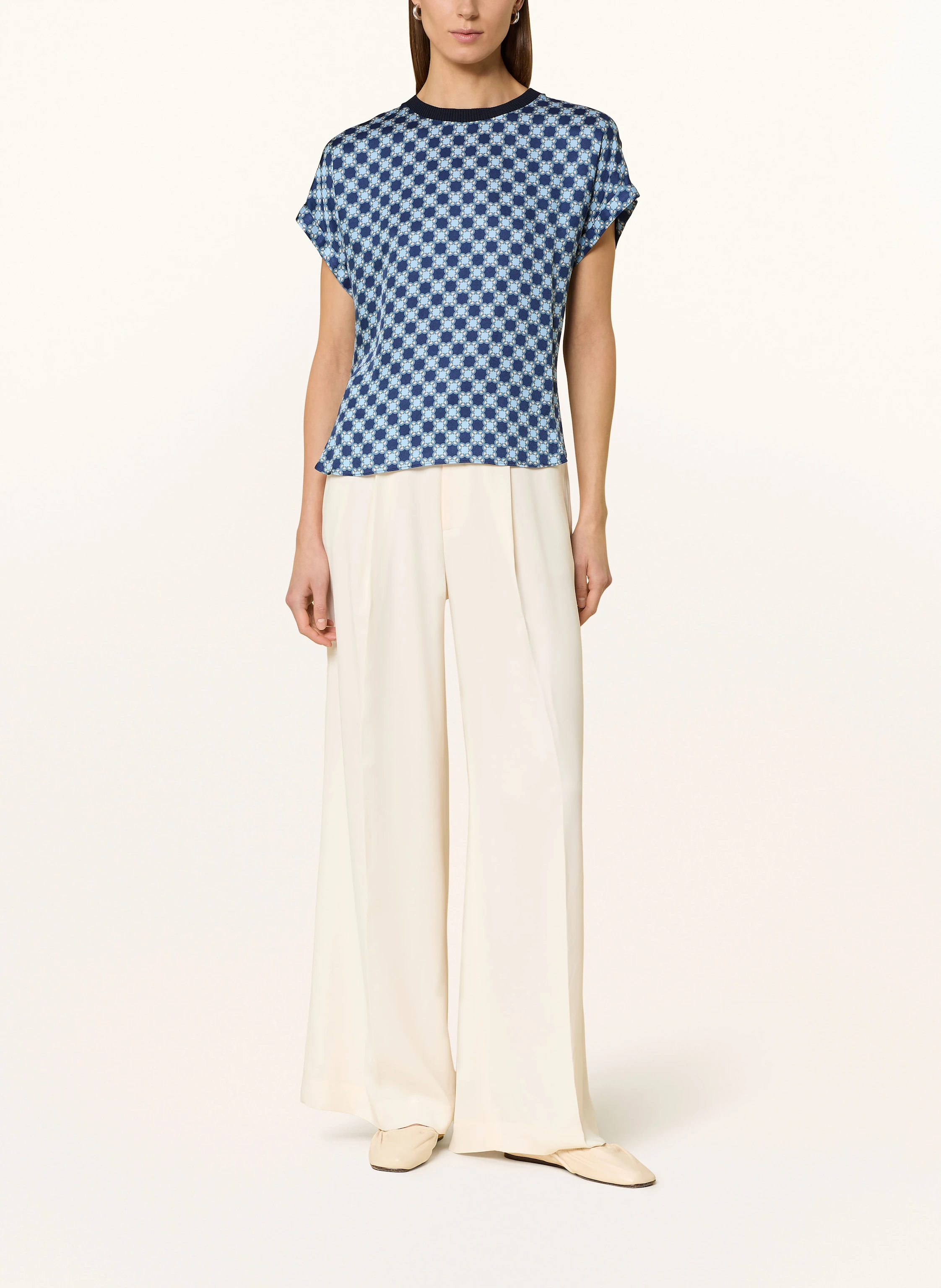 ELENA MIRO Blusenshirt im Materialmix