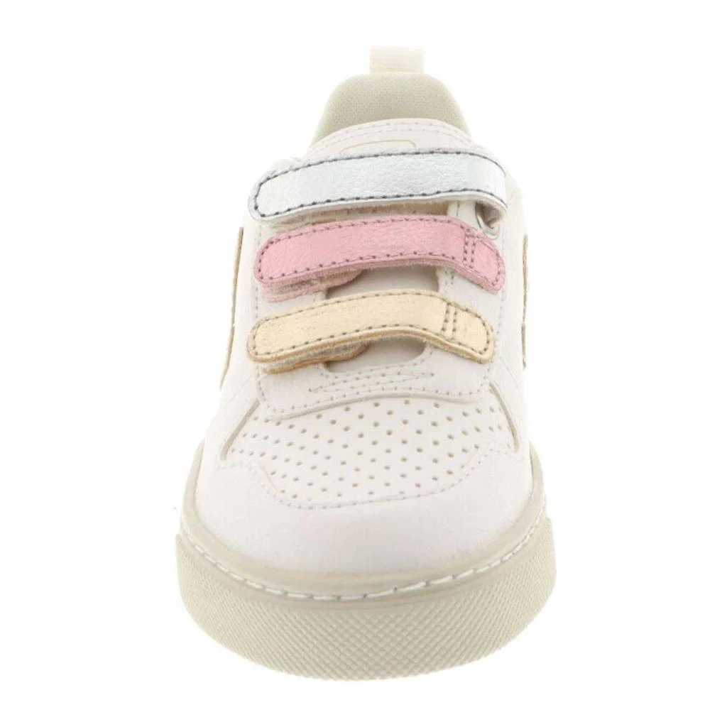 Veja leren sneakers wit/goud/roze