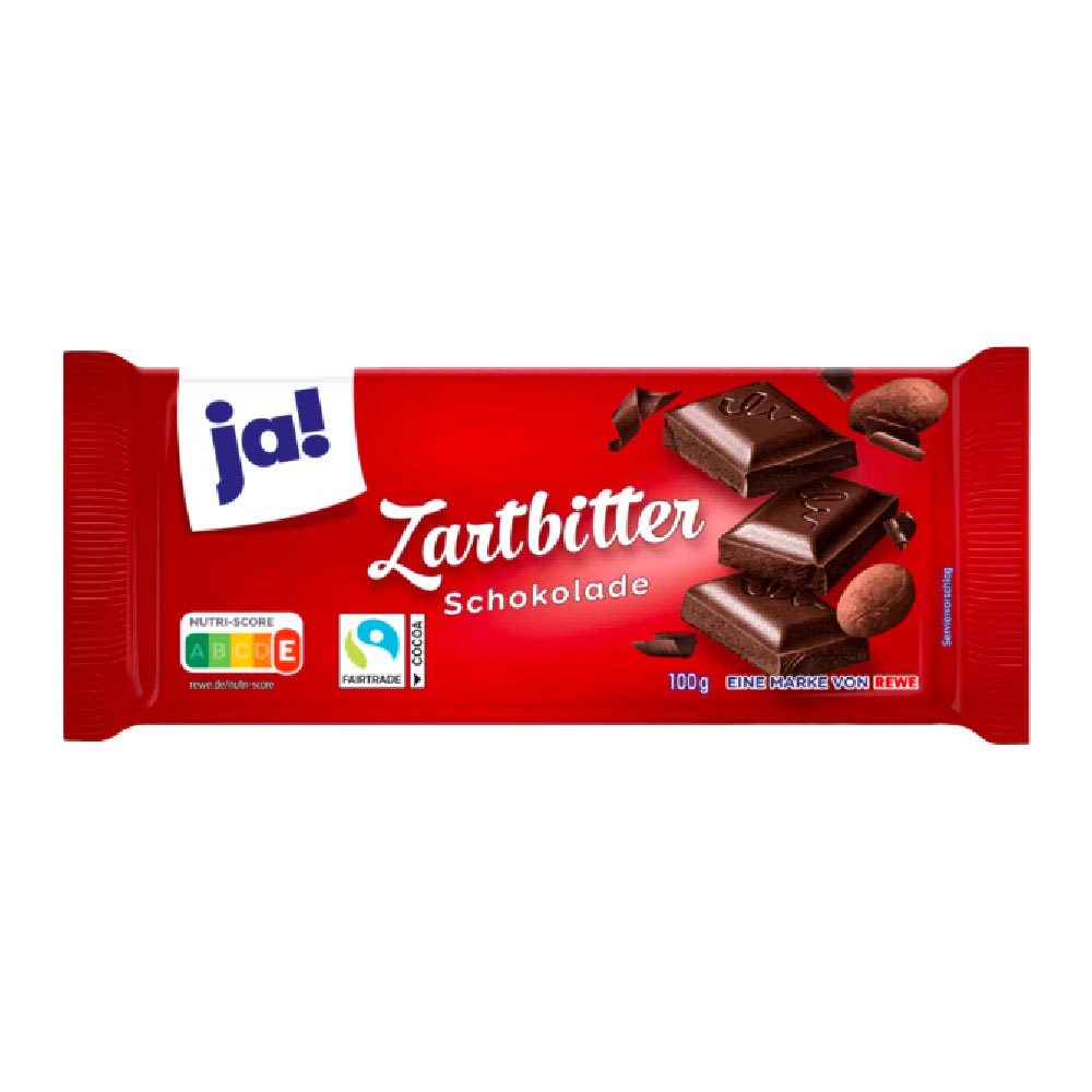 ja! Zartbitter Schokolade 100g MHD:30.3.26