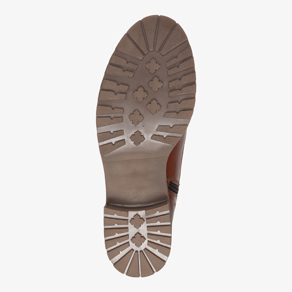 Hush Puppies gevoerde leren dames veterlaarsjes