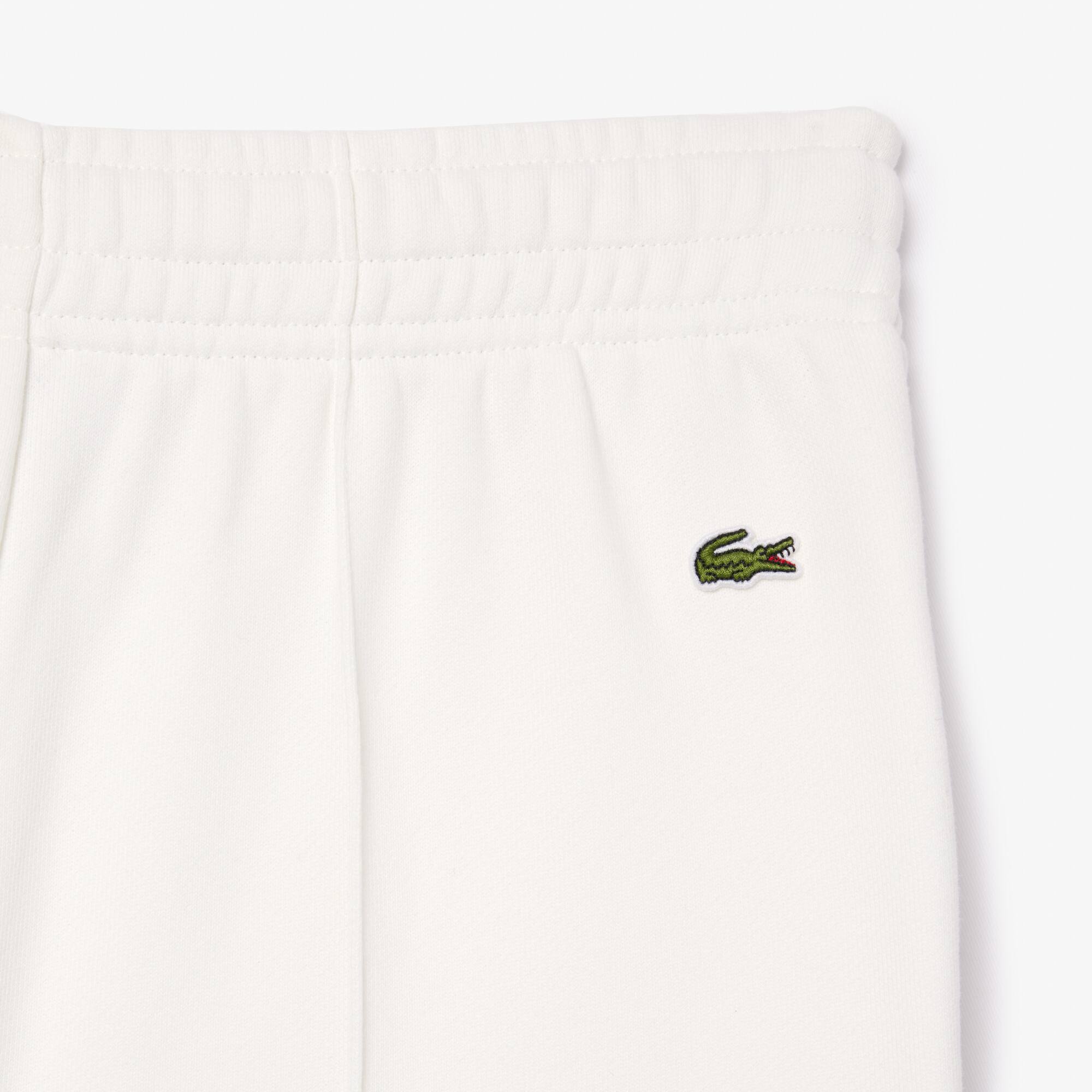 Pantalon de survêtement Jogger imprimé tennis en molleton Pantalons de survêtement - Blanc - Lacoste - Femme