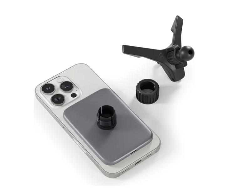 (15W) MagSafe Auto KFZ Halterung für Lüftungsgitter Qi2 Wireless Fast Charging Ladestation (9915102100020) - Weiss