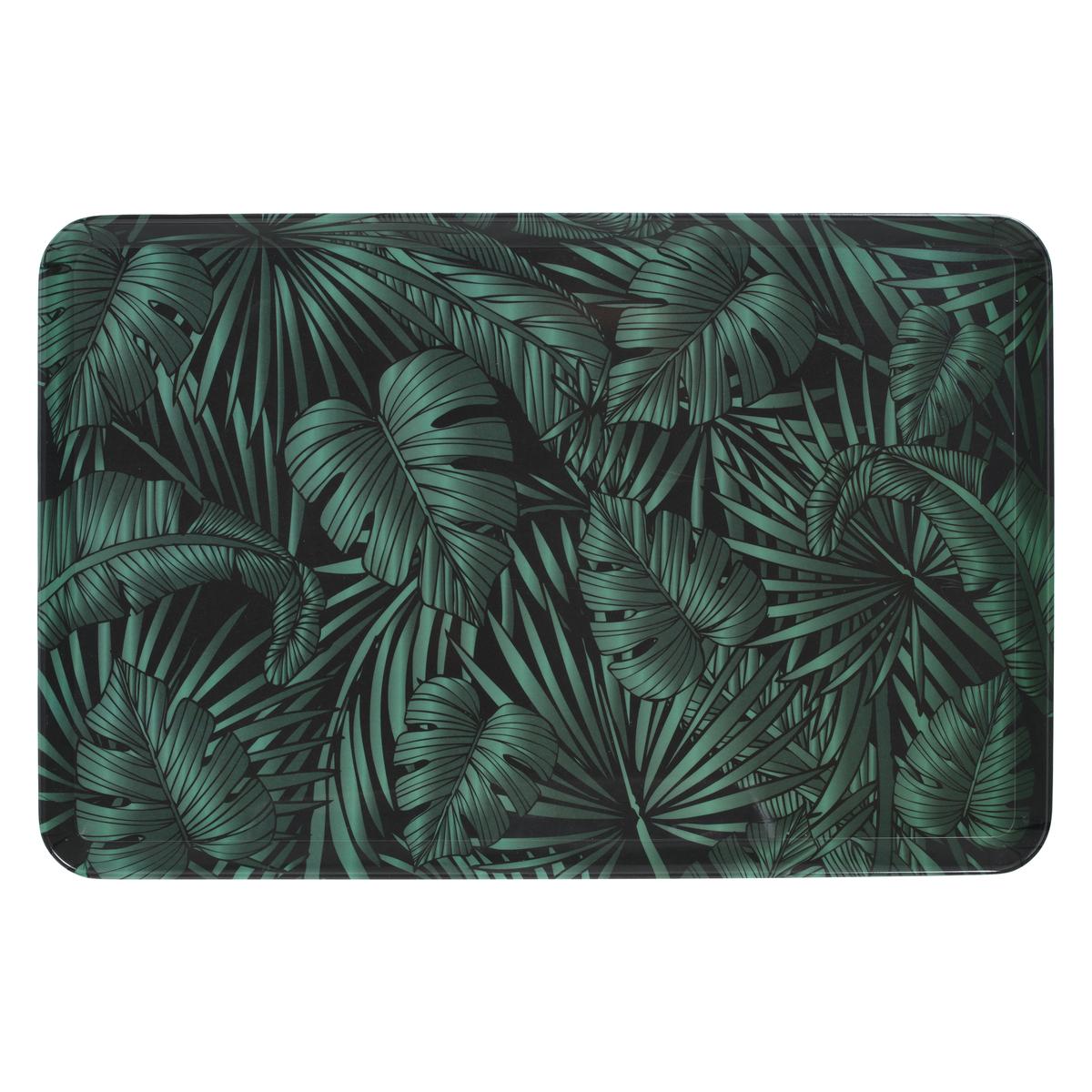 PLATEAU MELAMINE DECOR JUNGLE 30X22CM