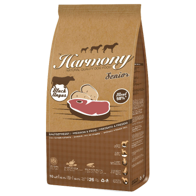 Harmony Dog Natural Black Angus Senior