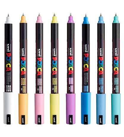 Posca Filzstifte - PC-1MR - 8 st. - Gedämpfte Farben