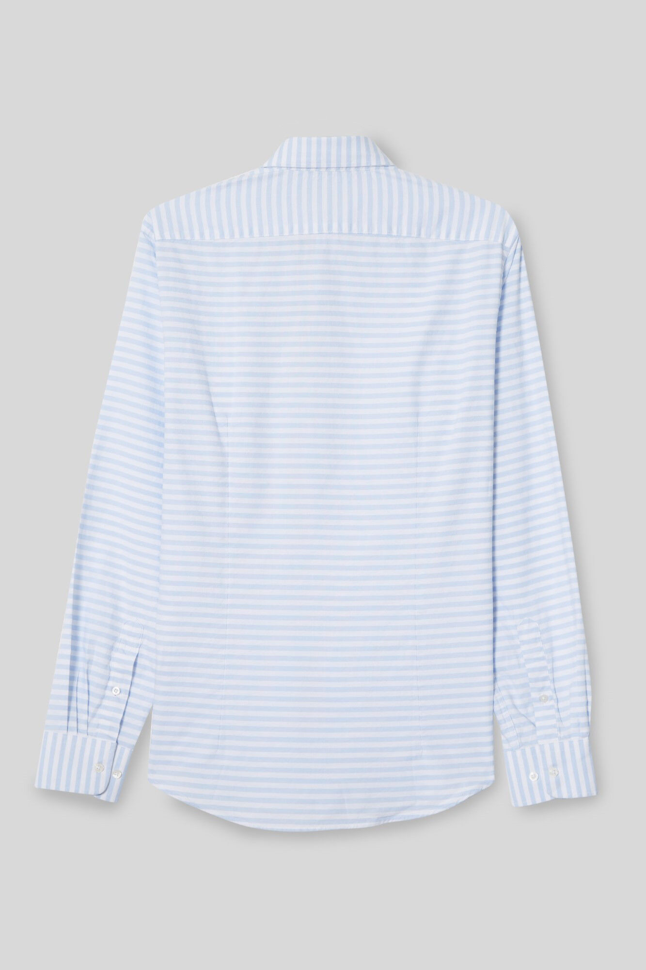 Camisa sport oxford horizontal raya ancha azul - Azul