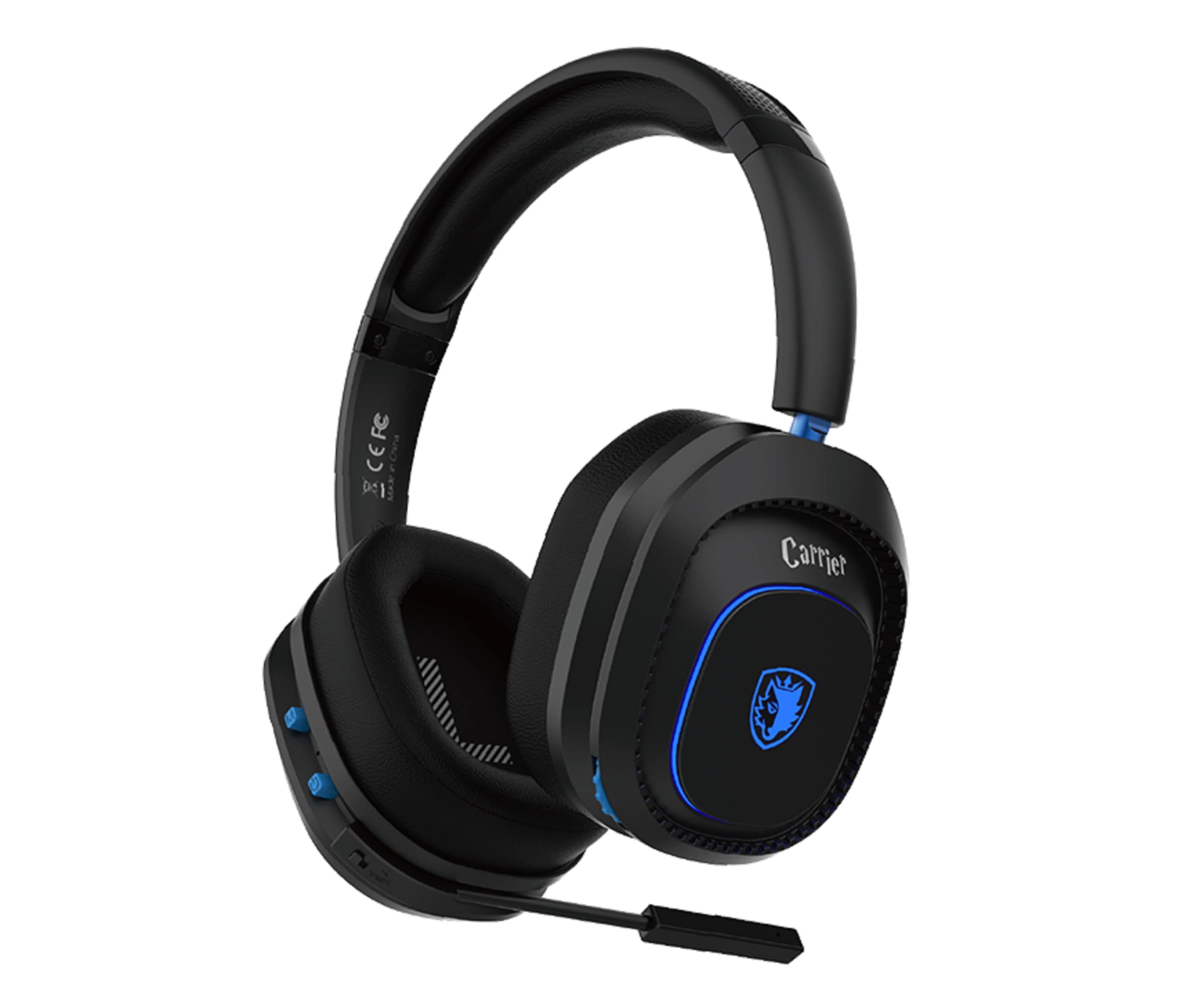 Sades Gaming-Headset »Carrier SA-203« Rauschunterdrückung kabellos, Stereo, Over Ear, Bluetooth 5.0, 2,4G, 3,5 mm
