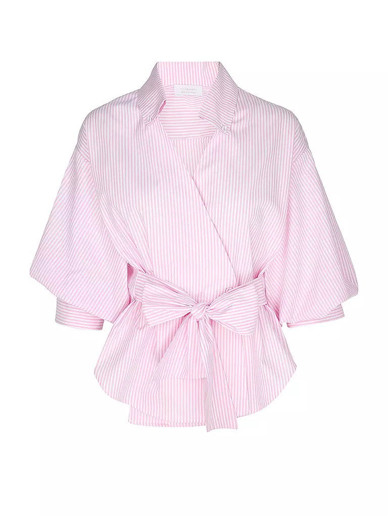 RICH & ROYAL Wickelbluse  rosa