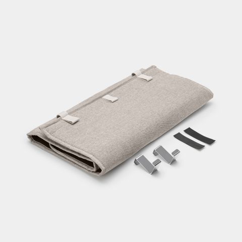 Kledingstoomdeken ophangbaar - Grey