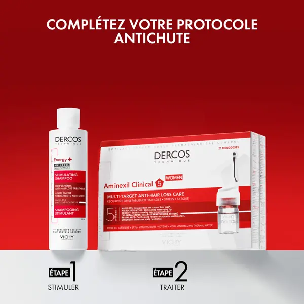 Shampoo Vichy Dercos Technique Energy+ 2x Ecorecharge 500ml