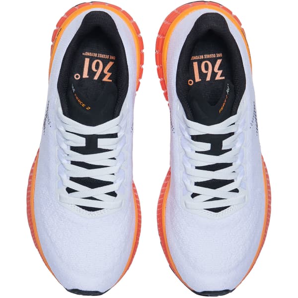 Chaussure running 361 FIERCE 2 W WHITE/MANDARIN RED
