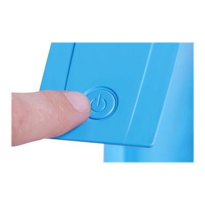 MaulZed - Lampe de bureau mobile LED - réglable - bleu clair