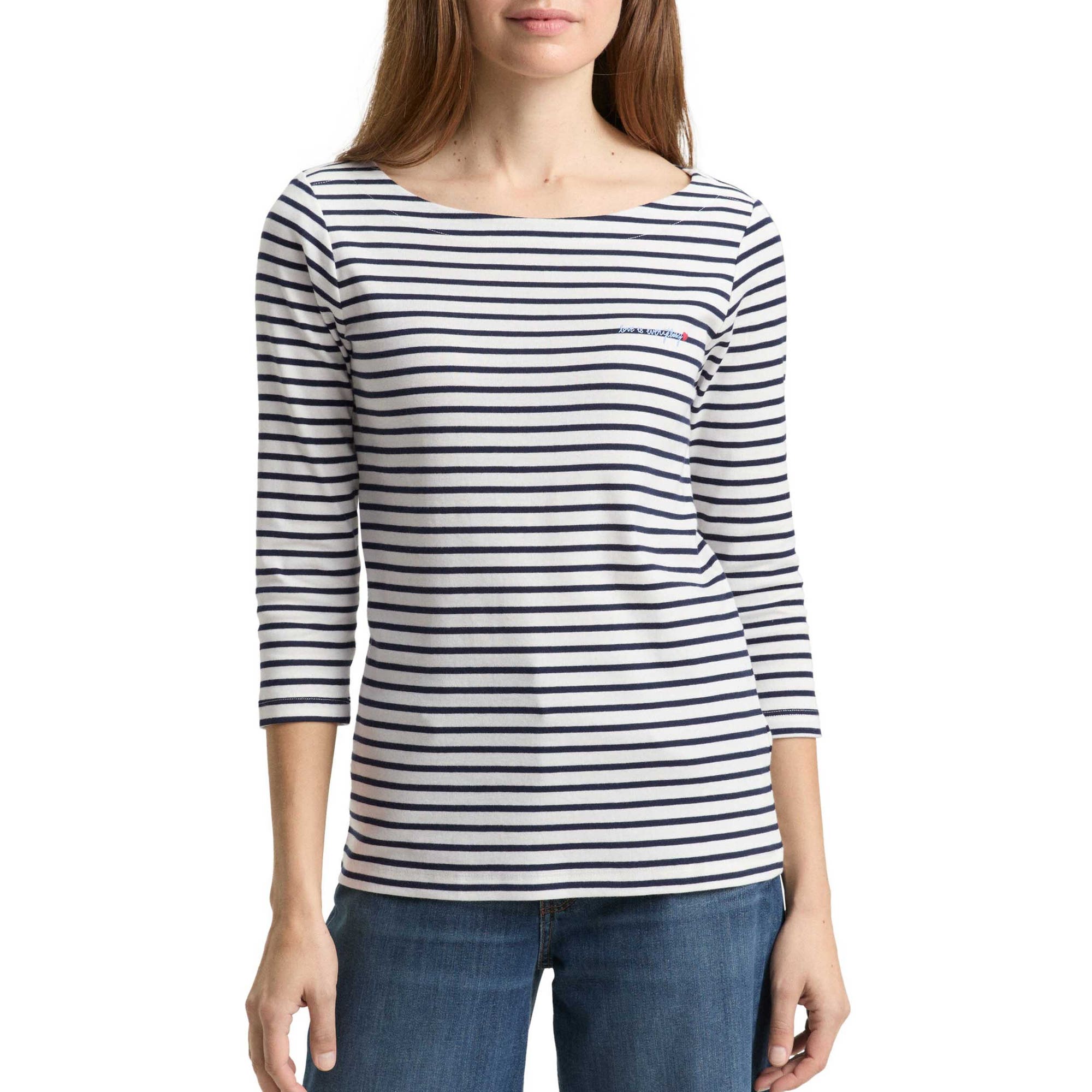 T-shirt Femme bleu marine